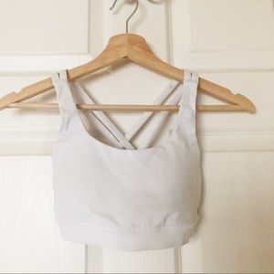 Lululemon Energy Bra Size 2 White